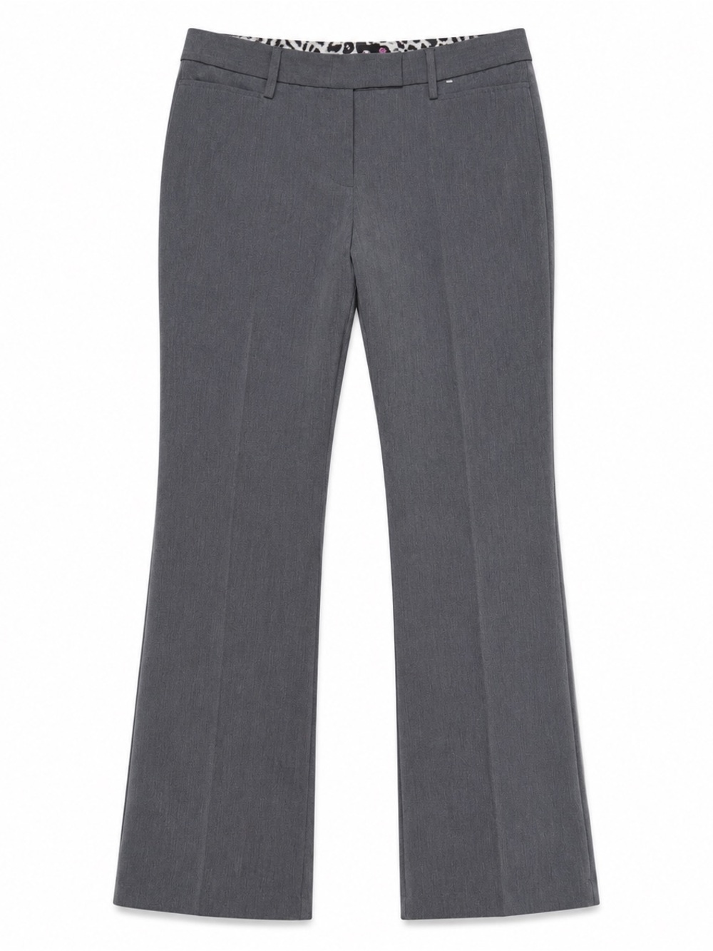Women's Gray Boot-Cut Dress Pants